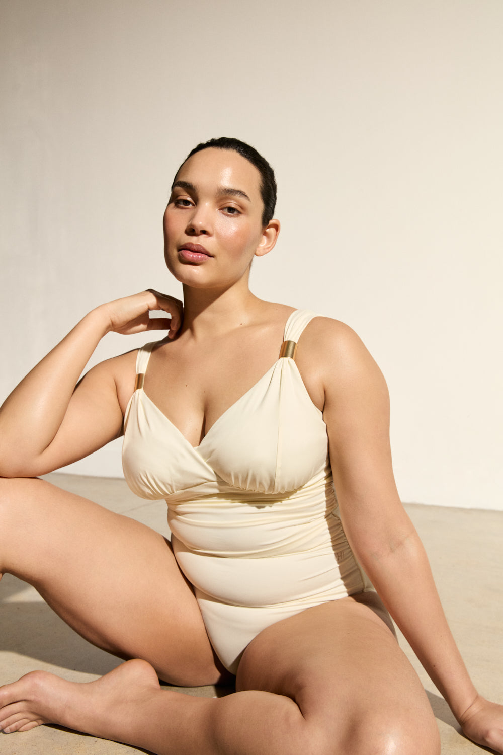 Delmare Swimsuit and Bra Set